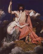 Jean-Auguste-Dominique Ingres jupiter och thetis oil